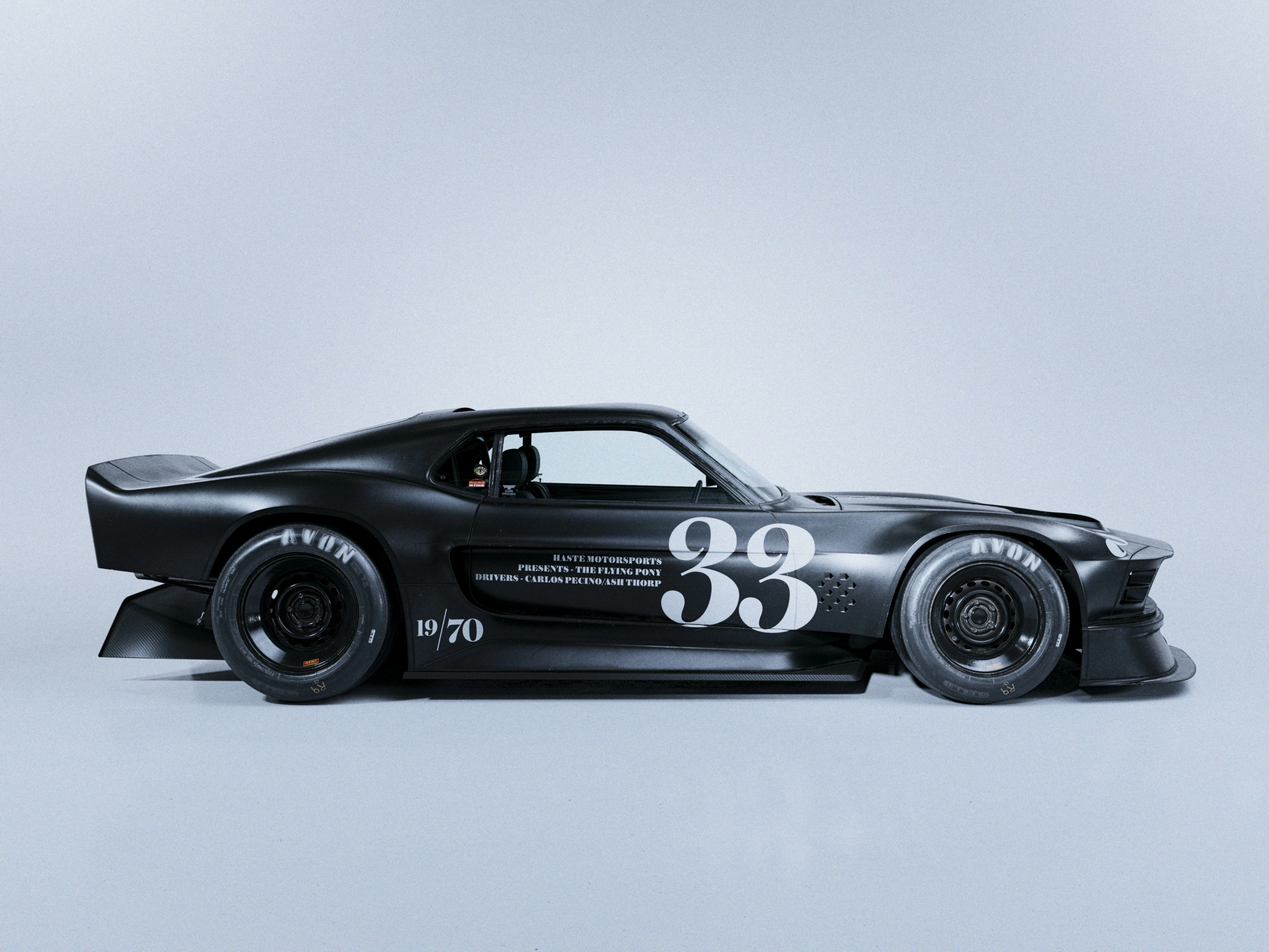 The Mustang — full vehicle view